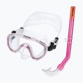 Set de snorkelling pentru copii SEAC Marina Bis Set pink
