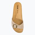 Papuci pentru femei Scholl Estelle Sue dark beige 5