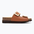 Papuci pentru femei Scholl Monterey 2 Straps Ad Med camel 2