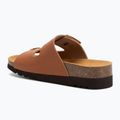 Papuci pentru femei Scholl Monterey 2 Straps Ad Med camel 3