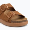 Papuci pentru femei Scholl Noelle Chunky Suede cognac 7