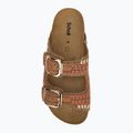 Papuci pentru femei Scholl Noelle Crochet bude/light brown/cognac 5