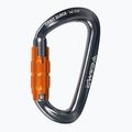 Carabinier de escaladă CAMP Orbit 2Lock gun metal/orange