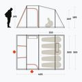 Cort de camping pentru 5 persoane Ferrino Meteora 5 roșu 91154HMM 2
