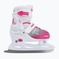 Patine pentru copii Roces Jokey Ice X white/pink 2