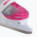Patine pentru copii Roces Jokey Ice X white/pink 6