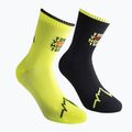 Șosete de alergat LaSportiva For Your Mountain galben-negre 69R999720 6