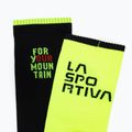 Șosete de alergat LaSportiva For Your Mountain galben-negre 69R999720 4