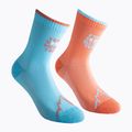 Șosete de alergat LaSportiva For Your Mountain albastru-portocalii 69R402602