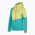 Bluză de cățărat pentru femei LaSportiva Mood Hoody albastru-verde O65638728