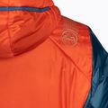 Jacheta de puf pentru femei La Sportiva Mythic Primaloft roșie cireșe/albastru furtună 5