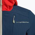 La Sportiva Session Tech Hoody pentru femei, albastru furtună/roșii de cireșe, bluză de trekking 3