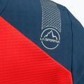 La Sportiva Session Tech Hoody pentru femei, albastru furtună/roșii de cireșe, bluză de trekking 4