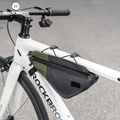 Geantă de bicicletă pentru cadru Rockbros 30180033001 Eco-Friendly 2in1Bike Frame Bag with Shoulder Strap black/green 2