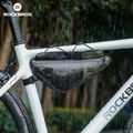 Geantă de bicicletă pentru cadru Rockbros 30180033001 Eco-Friendly 2in1Bike Frame Bag with Shoulder Strap black/green 3