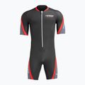 Costum de wetsuit Cressi Playa Shorty 2.5 mm negru/roșu pentru femei