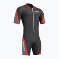 Costum de wetsuit Cressi Playa Shorty 2.5 mm negru/roșu pentru femei 2