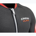 Costum de wetsuit Cressi Playa Shorty 2.5 mm negru/roșu pentru femei 6