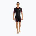 Costum de wetsuit Cressi Playa Shorty 2.5 mm negru/roșu pentru femei 11