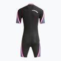 Costum de neoprenare Cressi Playa Shorty 2.5 mm negru/roz pentru femei 2