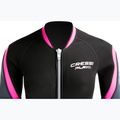 Costum de neoprenare Cressi Playa Shorty 2.5 mm negru/roz pentru femei 4