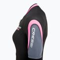 Costum de neoprenare Cressi Playa Shorty 2.5 mm negru/roz pentru femei 8