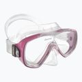 Mască de scufundări Cressi Onda clear/pink