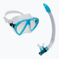 Cressi snorkel set Ocean mască + snorkel Gamma albastru clar DM1000113