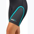 Spumă de înot pentru femei Cressi Playa Shorty 2.5 mm black/aquamarine 4