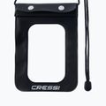 Husă impermeabilă de telefon Cressi Waterproof Phone Case neagră XDF300050