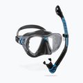 Set de scufundări  Cressi Big Eyes Evolution + Alpha Ultra Dry black/blue