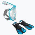 Set de scufundări Cressi Duke + Bonete Net Bag mască completă + aripioare albastru SE726301