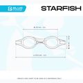 Ochelari de înot  pentru copii  Cressi Starfish red/azure 8