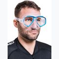 Mască de scufundări Cressi Perla clear/blue 3