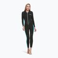 Costum de înot pentru femei Cressi Lido Monopiece 2 mm black/aquamarine 5