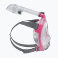 Masca de snorkel pentru copii Cressi Baron cu fața întreagă, roz XDT0360040 3