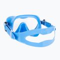 Set de scufundări  Cressi F1 + Supernova Dry blue metal 4