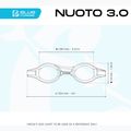 Ochelari de înot  Cressi Nuoto 3.0 pink/clear 4