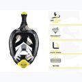Mască completă pentru snorkelling Cressi Bali Full Face black/grey 5