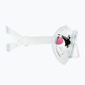 Set de scufundare Cressi Marea + Seal Dry Jr clear/pink 5
