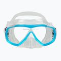 Set de scufundări Cressi Estrella + Seal Dry clear/aquamarine 4