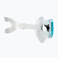 Set de scufundări Cressi Estrella + Seal Dry clear/aquamarine 5