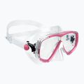 Set de scufundări Cressi Estrella + Seal Dry clear/pink 2