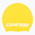 Cască de înot Cressi Loira Long Hair yellow/white