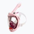 Masca facială completă pentru snorkeling pentru copii Cressi Kiddy Full Face Jr pink/purple/white 3