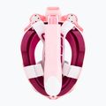 Masca facială completă pentru snorkeling pentru copii Cressi Kiddy Full Face Jr pink/purple/white 5