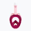 Masca facială completă pentru snorkeling pentru copii Cressi Kiddy Full Face Jr pink/purple/white 6