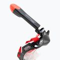 Masca facială completă pentru snorkeling pentru copii Cressi Kiddy Full Face Jr black/clear/red 7