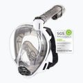 Masca facială completă pentru snorkeling Cressi Komodo Full Face white/black 2
