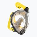 Masca facială completă pentru snorkeling Cressi Komodo Full Face black/yellow